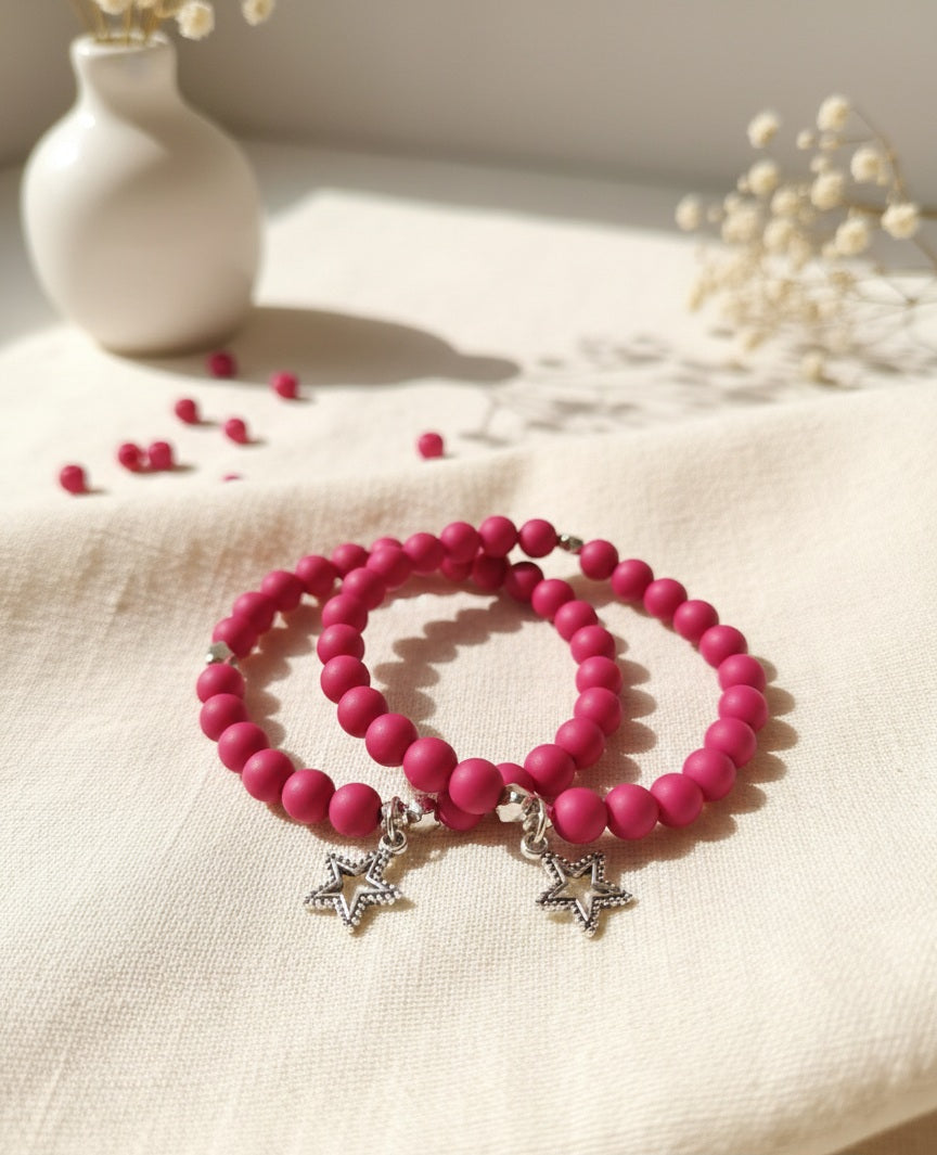 Armband „Pink Star“